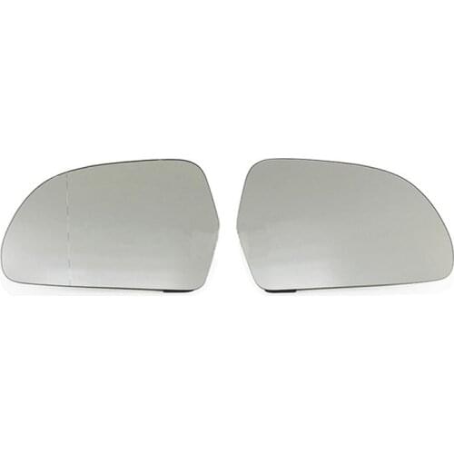 Auto Left Right Heated Wing Rear Mirror Glass For AUDI A4 B8 2009-2012 A6 C6 2009-2011 Q3 2013-2018 8T0857535E 8T0857536E