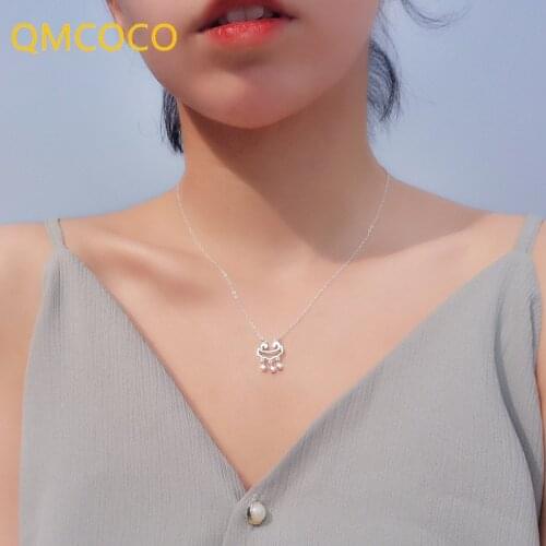 Long-Life Lock Pendant Women Trendy Necklace Retro Creative Design Women Trendy Collarbone Chain For Birthday Gifts