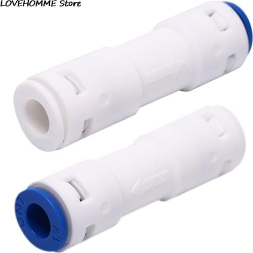 1pc Check Valve Push In For Non Return Water Reverse Osmosis System Filters 1/4" Hot Sale
