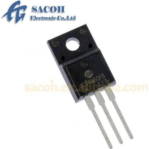 10Pcs JCS4N60FB or JCS4N60F or JCS4N60C or JCS4N60 or JCS4N65F or JCS4N65FB JCS4N65C TO-220F 4A 600V Power MOSFET