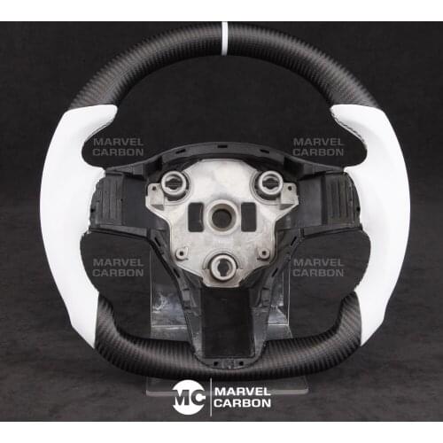 100% REAL CARBON FIBER STEERING WHEEL COMPATIBLE WITH Tesla