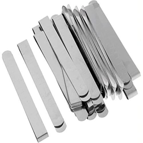 20 Pack Stainless Steel Hemming Clips Sewing Clips 3 Inches Measurement Rule, Crafting Wonder Clips Sewing and Stitching Silver