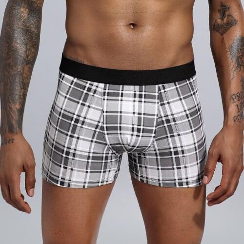 5pcs Boxer Men Underwear Clothing Man Cotton Loose Under Wear Plus Size Boxers boxer homme Boxer Underpants Men