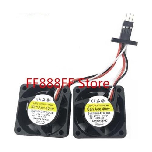 9WF0424F6D04 24v 4020 FANUC servo drive 6 gold needle waterproof fan