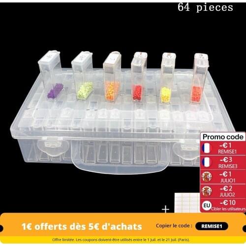 Diamond Painting Tools Accessories Storage Box Beads Container Diamond Embroidery Stone Mosaic Convenience Box