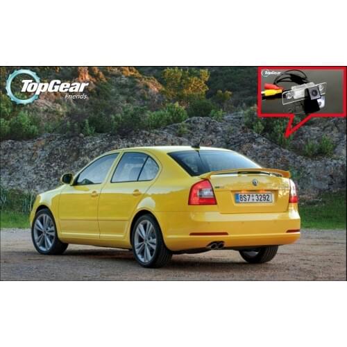 Car Camera For Skoda Octavia 1U MK1 1Z Laura MK2 1996~2014 High Quality Rear View Back Up Camera For TOPGEAR Friends | CCD + RCA