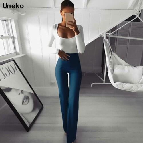 2020 Chic Womens Fashion Trousers Fitness Casual Wide Leg Bell Bottom Legging Flare Solid Slim Palazzo Breathable Soft Pants