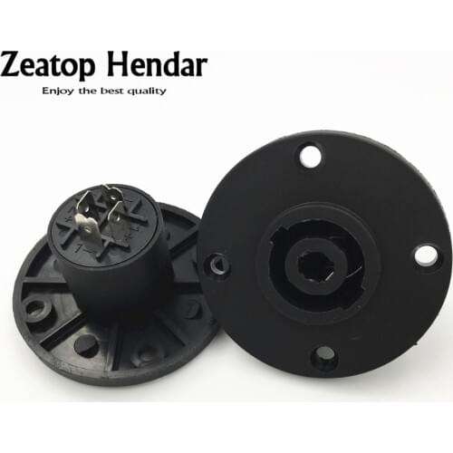 40Pcs 4 Pin Speakon Female Jack Socket Circular Connector Amplifier Converter for PA Amplifier Cable Audio Loudspeaker