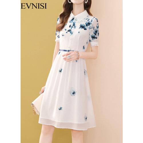 EVNISI White Summer Dresses