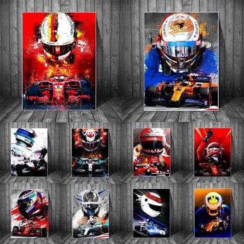 Formula 1 Alternative Posters and Prints Abstract Cars Paintings on the Wall Art Pictures For Living Room Wall Decor Cuadros