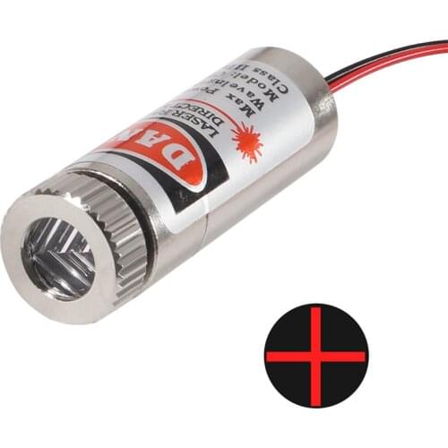 650nm 5mW Red Point / Line / Cross Laser Module Head Glass Lens Focusable Focus Adjustable Laser Diode Head Industrial Class
