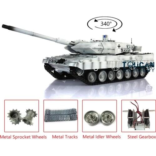 Heng Long 1/16 Snow 7.0 Upgraded Metal Ver German Leopard2A6 RC Tank 3889 TH17625-SMT4