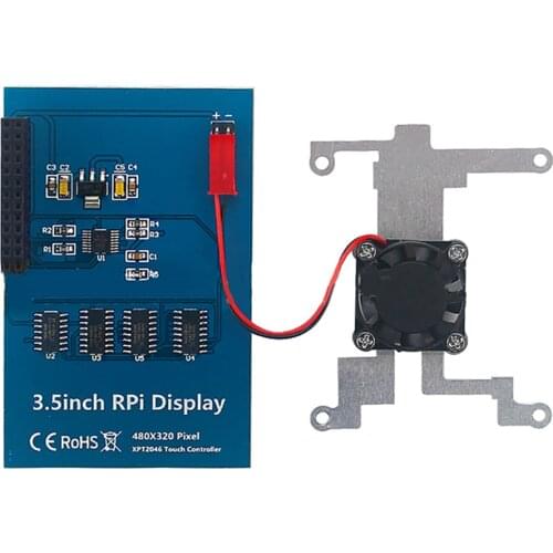 Holder Bracket and Cooling Fan for Raspberry Pi 4B/3B+ Parts