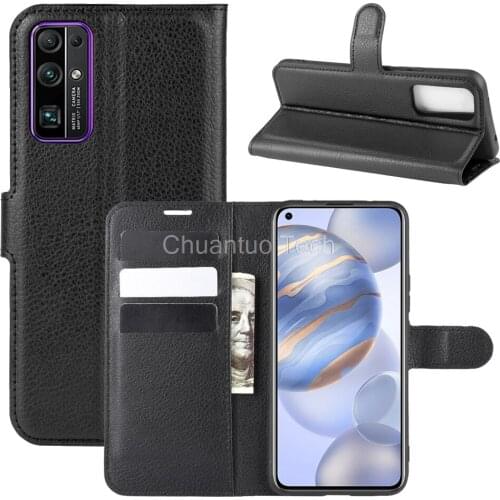 Fashion Wallet PU Leather Case Cover For Huawei Honor 30 6.53'' Flip Protective Phone Back Shell With Card Holders