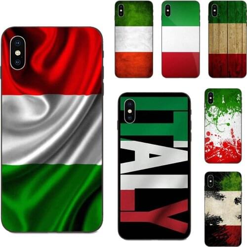Soft Mobile Shell For Galaxy C5 C7 J1 J2 J3 J330 J5 J6 J7 J730 M20 M30 Ace Core Max Mini Plus Prime Pro Italy Flag