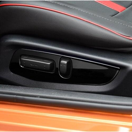 Lsrtw2017 Car Seat Adjust Control Cover Panel Trim Styling for Honda Civic 2016 2017 2018 2019 2020 2021 10th type r Auto
