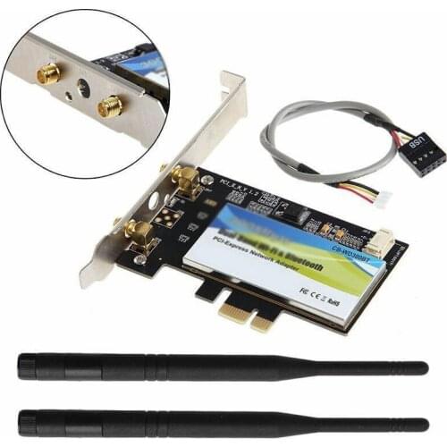 Adapter Desktop 8260 Wireless-AC 802.11ac Band Dual 2.4G&5G WiFi PCI Express Bluetooth 4.2 for Intel 8260AC PC wifi Card BT
