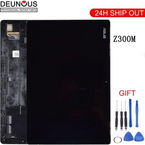 New 10.1 inch For ASUS ZenPad 10 Z300M P00C LCD Display Touch Screen Digitizer Assembly Replacement Frame