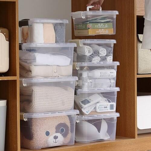 Portable Storage Box Household Portable Sundries Box Plastic Storage Box Storage Clothes Shoes Snakes Medicine Boxes Travel