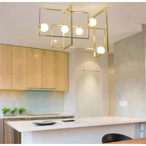 Modern Iron Glass VeniceM Pendant Lamp LED Lampadario iluminaria light for living dining room