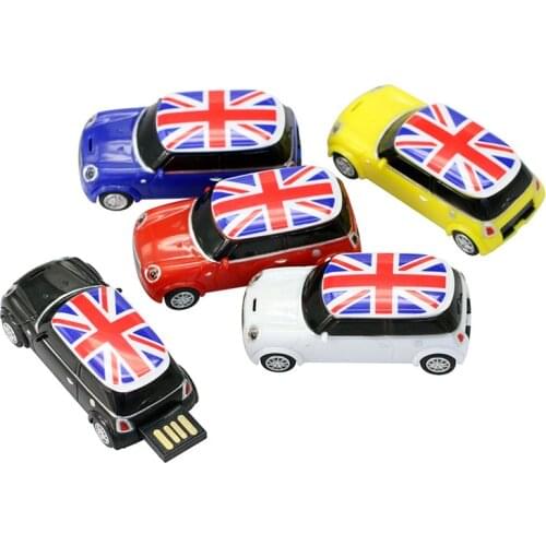 Creative Beetle U Disk 4G 8G 16G USB Flash 32G USB Mini Cooper Mini Car Usb Flash Drive Car External Memory Stick Storage