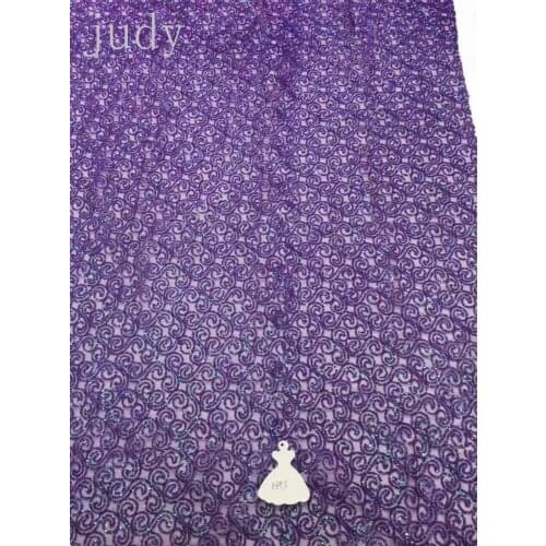 Stock 5yards HL852#A graphic wedding dress with a purple shimmer for bridal wedding dress/sawing Free shipping