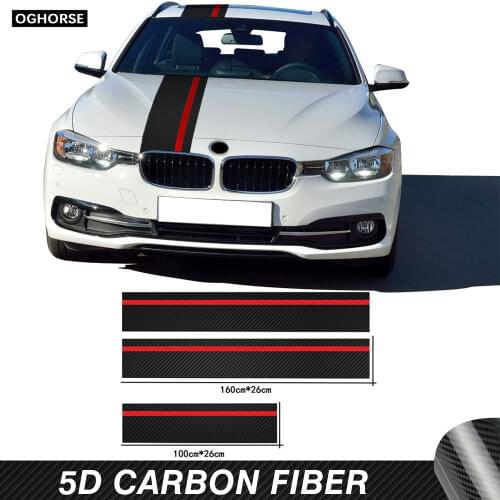 5D Carbon Fiber Vinyl Car Hood Bonnet Roof Rear Trim for BMW 3 Series G20