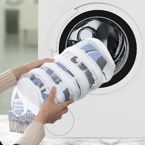 1PC Shoes Washing Storage Airing Dry Tool Shoe Washing Storage Bag Mesh Bag Protective Organizer Household Washing Machine Bags