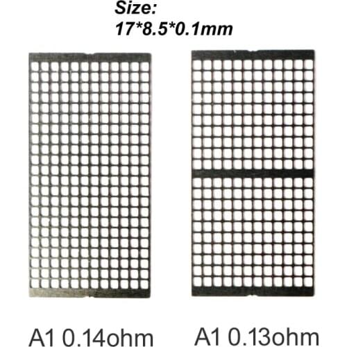 10boxes 17*8.5mm A1 Meshwork Coil 0.14 0.13ohm Mesh Coil for Wotofo Profile RDTA