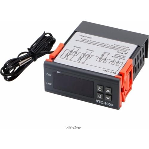 110V220V Digital STC1000 AllPurpose Temperature Controller Thermostat Sensor Temperature Control Products