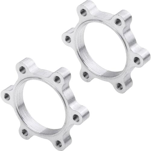 2Pcs Bike Bicycle Freewheel Threaded Hubs Disk Disc Brake Rotor Adapter 48MM