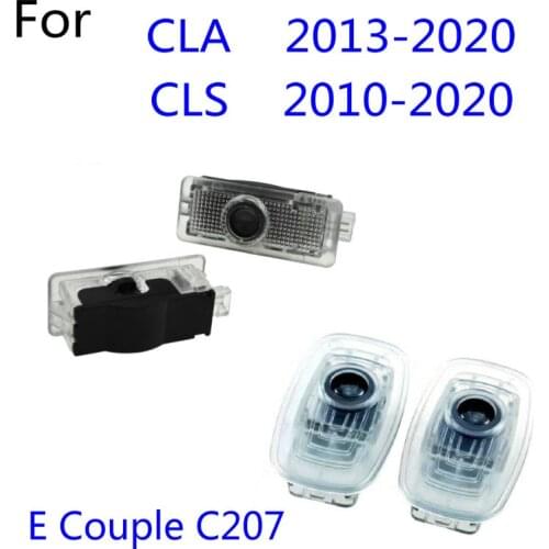 2X Led Car Logo Door Light Projector Ghost For Mercedes Benz CLA c117 c118 w118 CLS C257 W257 C238 AMG 2019 2018 2020 2017 2015