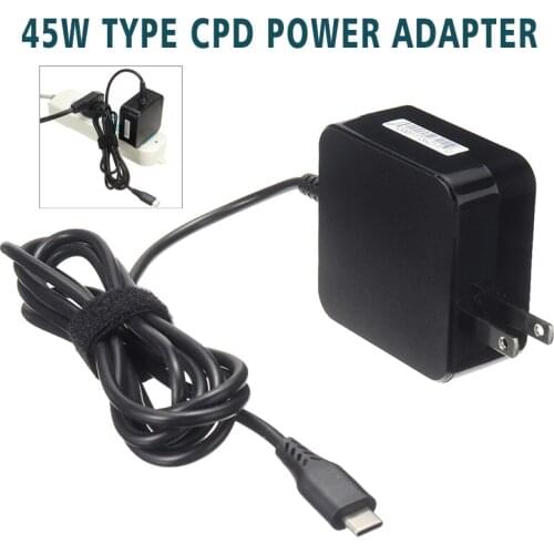 45W AC/DC 100-240V Type-C Charger Power Adapter High Quality Laptop Power Supply Adapters For L-enovo A-SUS D-ell Laptops
