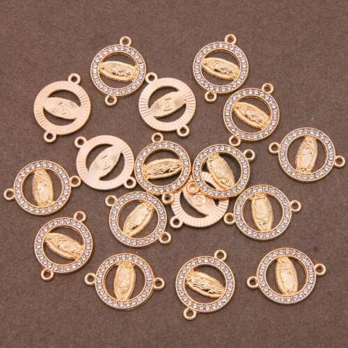 6PCS ClassicDIY Bracelet Madonna MAMA Connector Jewelry Accessories Female Chain Jewelry for Diy Handmade Wholesale