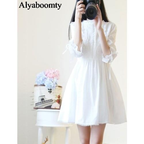 Летние платья с кружевом Alyaboomty China At AliExpress