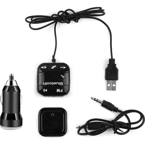 Car FM Transmitter Magnetic Bluetooth Kit Magnet Auto Kit Wireless SD AUX LCD Handsfree MP3 USB Adapter With Mic Dual Charger