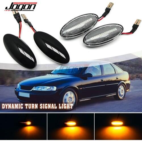 Side Marker Fender Blinker Lamp For Opel Vectra B 1995-2002 For Vauxhall Vectra 1995-2003 Car Led Dynamic Turn Signal Indicator