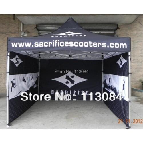Double-side Dye-sublimation Printed Aluminum 3x3m Folding Canopy Exhibition Tent Advertising Pop Up Gazebo Event Marquee Tents