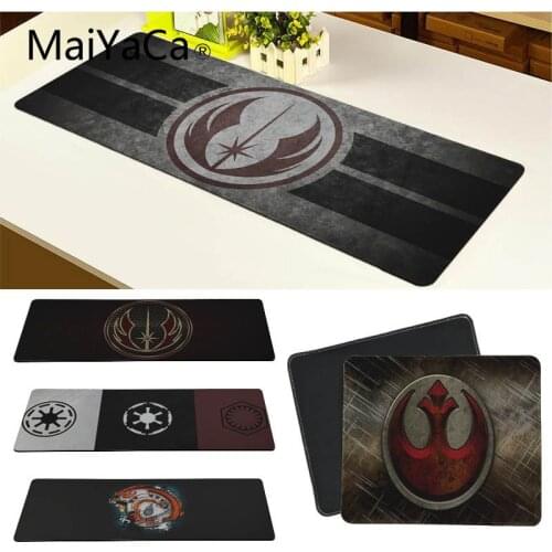 MaiYaCa Star Wars Simple Design Speed Game Mouse Pads Computer Gaming Mouse Pad Gamer Play Mats Version Mousepad For CS GO Dota