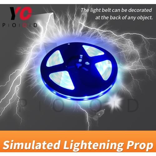 Simulated Lightening Prop Escape game Takagism room simulate lightning and thunder effect continuously for horror theme YOPOOD