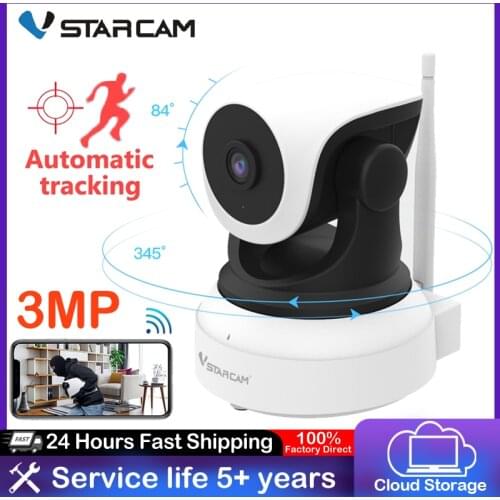 VStarcam New C24S 3MP HD Security IP Camera Wifi Camera Human Auto Tracking IR Night Vision Video Network CCTV Security Camera