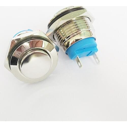 JYL16G2 16MM High Level Circular Metal Button Waterproof Reset Switch Welding Foot Door Bell Switches