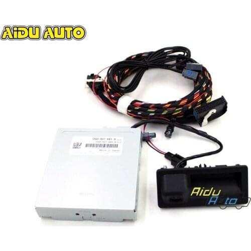 REAR VIEW CAMERA Trunk Handle Dynamic track dynamic HighLine Camera FOR JETTA MK6 TIGUAN RNS510 RNS315 5N0907441A