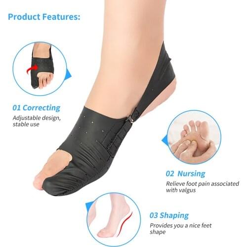 Hallux Valgus Bunion Corrector Toes Separator Foot Tool Pedicure Device Bunion Adjuster Bone Thumb Orthosis Protector