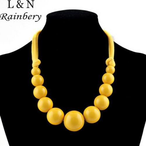 Чокеры из бусин L & N Rainbery China At AliExpress