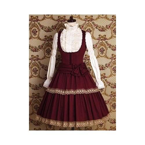 LLT005) Long Sleeveless Sweet Lolita Short Dress Ball Gown Fancy Prom Dress Halloween Party Masquerade Costume