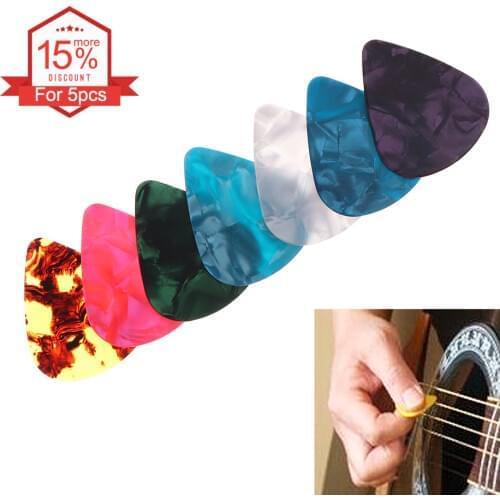 1pcs Multi Colorful Guitar Picks ABS Plectrum Plucked String Instrument Accessories for Guitar Player Acoustic Electric Guitar