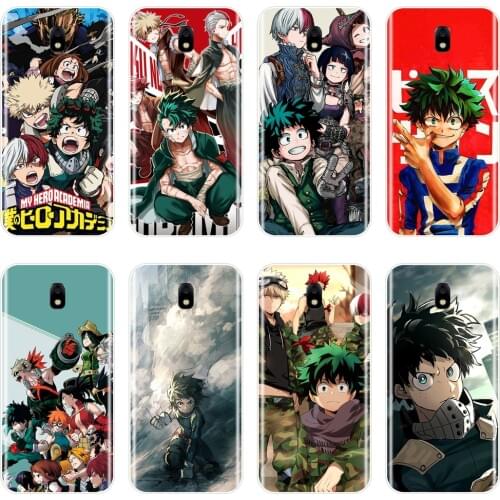 Boku No Hero Academia Back Cover For Samsung Galaxy J4 J6 J8 Plus Phone Case Silicone For Samsung J2 Prime J3 J5 J7 2016 2017