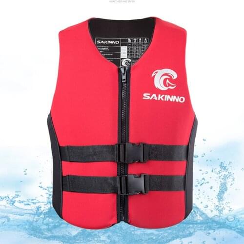Life Jackets for Adult Kids XXS-3XL Life Vest Jacket Neoprene Buoyancy Swimming Boating Ski Surfing Survival Drifting Motorboat