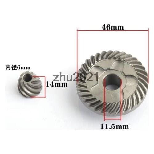 Angle Grinder Spiral Bevel Gear Set for Bosch GWS 6-100
